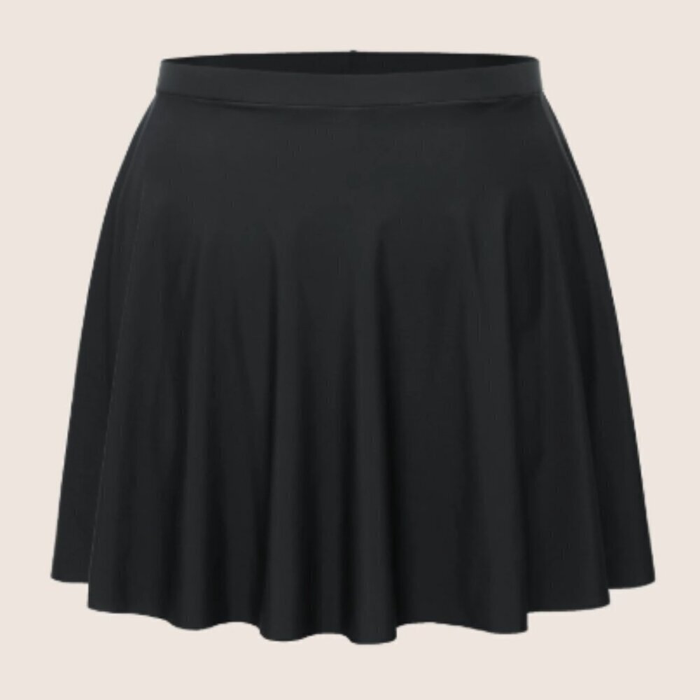 BloomChic Plus Size 2XL Solid Pocket Ruffles Swim Skirt us18-20 - Picture 5 of 5